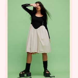 Eliza Faulkner - Joan Dress Black & Cream